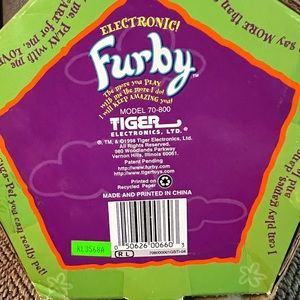 1998 grey Furby in box.